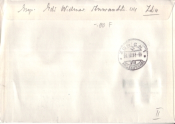CH FDC 0736 (Viererblock) 1961 09 002 ●